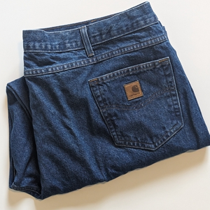 Carhartt Men's 47 x 30 Relaxed‎ Fit 5 Pocket Cotton Jeans (tag 50 x 30) …